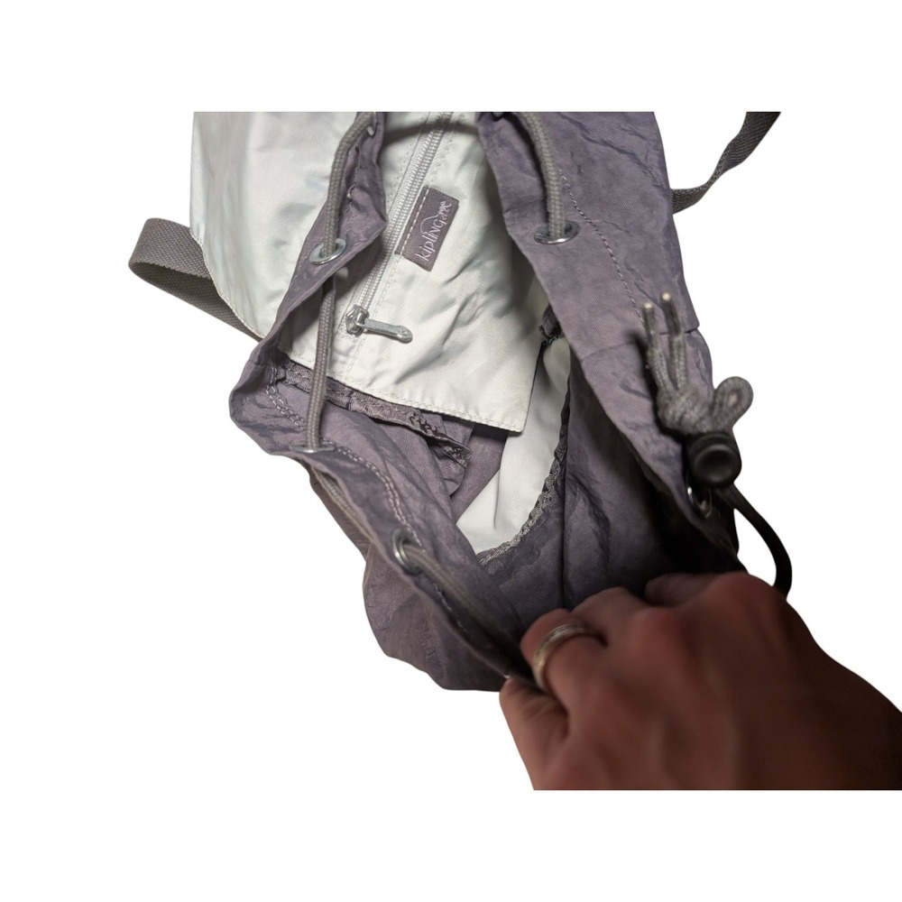 Kipling‎ Draw String Mini Backpack Gray - Picture 5 of 5